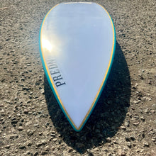 Load image into Gallery viewer, Predn Surf Co - Mor Lader (Pirate) bare oak deck shortboard - Sustainably built performance surfboards - North Cornwall
