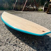 Load image into Gallery viewer, Predn Surf Co - Mor Lader (Pirate) bare oak deck shortboard - Sustainably built performance surfboards - North Cornwall
