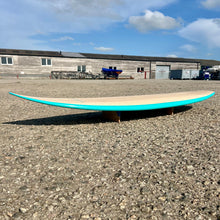 Load image into Gallery viewer, Predn Surf Co - Mor Lader (Pirate) bare oak deck shortboard - Sustainably built performance surfboards - North Cornwall
