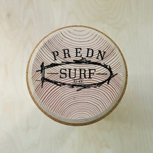 Load image into Gallery viewer, Balance Board set by Predn Surf Co- With stops and Cork wrapped roller - Handmade in Cornwall
