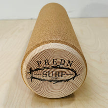 Load image into Gallery viewer, Balance Board set by Predn Surf Co- With stops and Cork wrapped roller - Handmade in Cornwall
